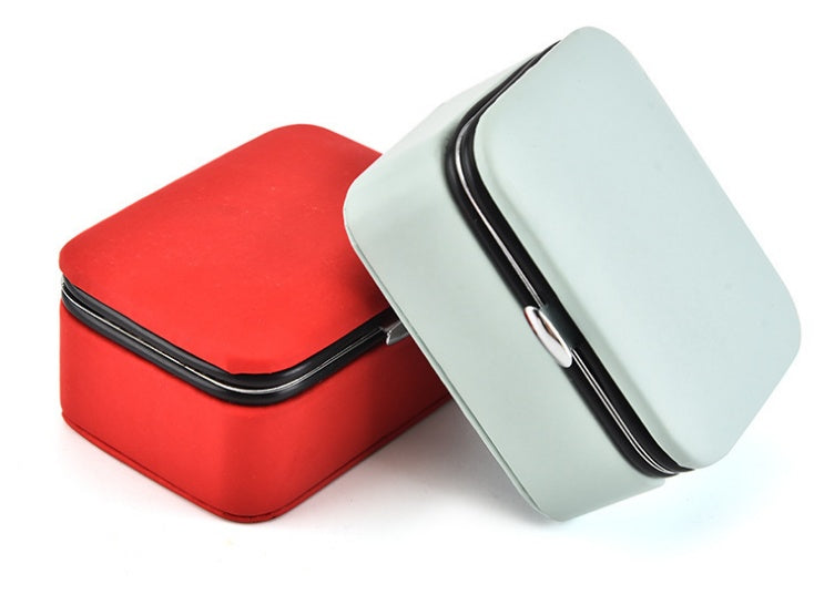 Simple PU jewelry storage box