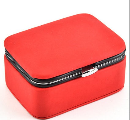 Simple PU jewelry storage box