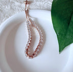 Rose Gold Adjustable Tennis Bracelet