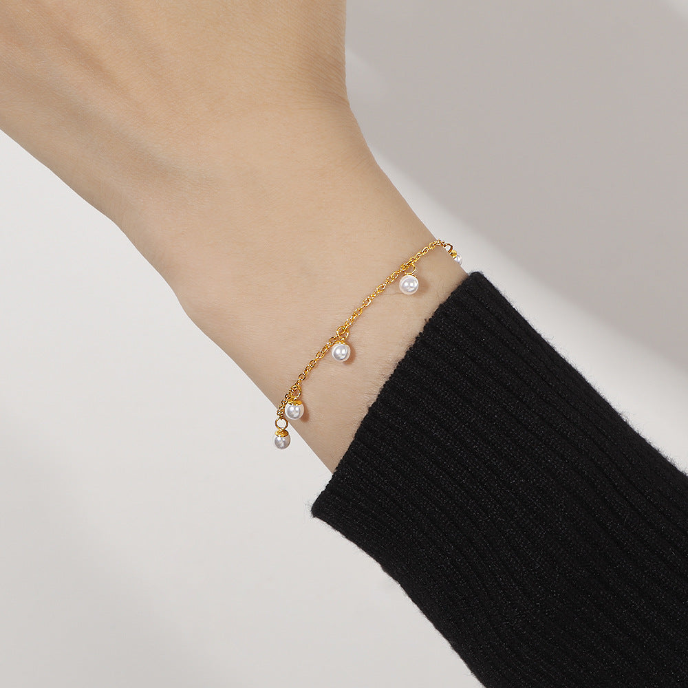 Elegant Pearl Bracelet